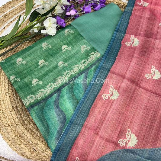 Digital Printed Tissue Linen Salwar Material  | VVUSM003