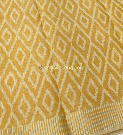 Semi Tussar Silk - Yellow Shade - VVSTS004