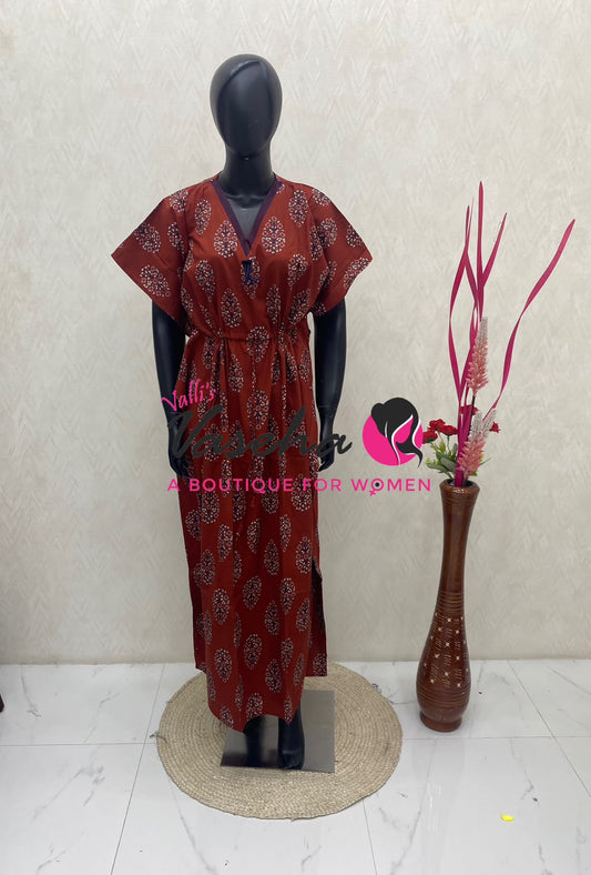 Long Kaftan  - Nighties - VVJN001