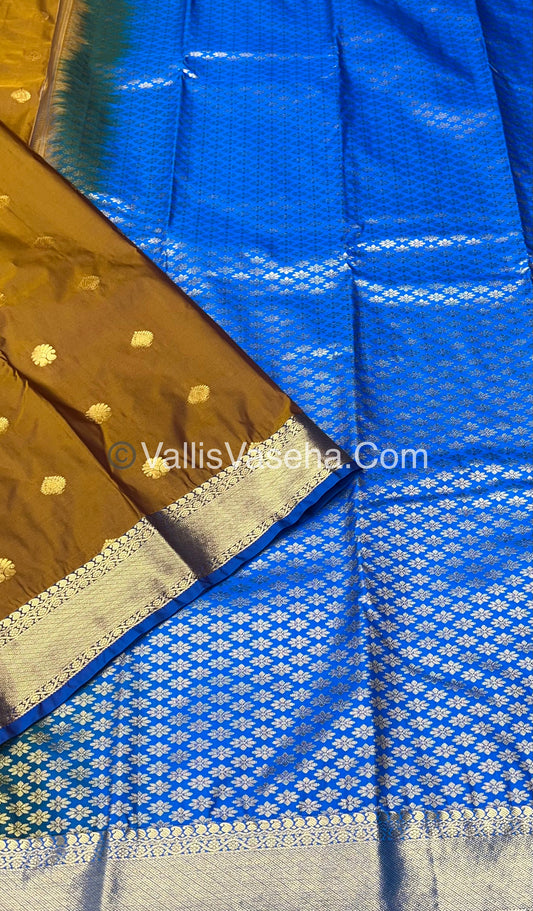 Semi Kanchipuram Soft Silk - VVSSS009