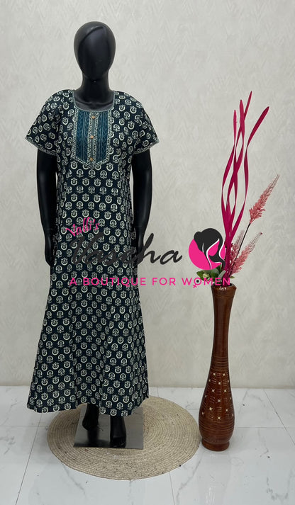 Free Size - Nighties - VVJN001