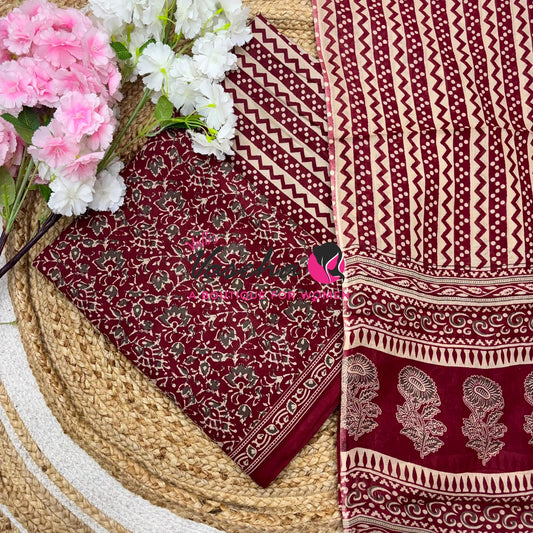 Pure Mul Mul Cotton | Unstitched Material | VVUSM079