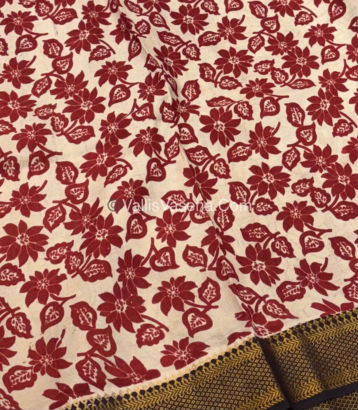 Chennur Silk | Kalamkari Prints | VVCKS006