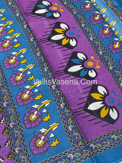 Pure Cotton Voile Saree | VVPVC001