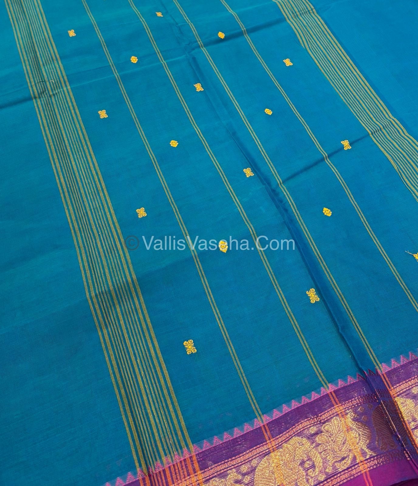 Kanchi Cotton Saree - VVKCS017