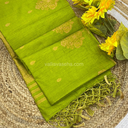 Mulberry Semi Silk - Lemon Green Shade - VVMS001