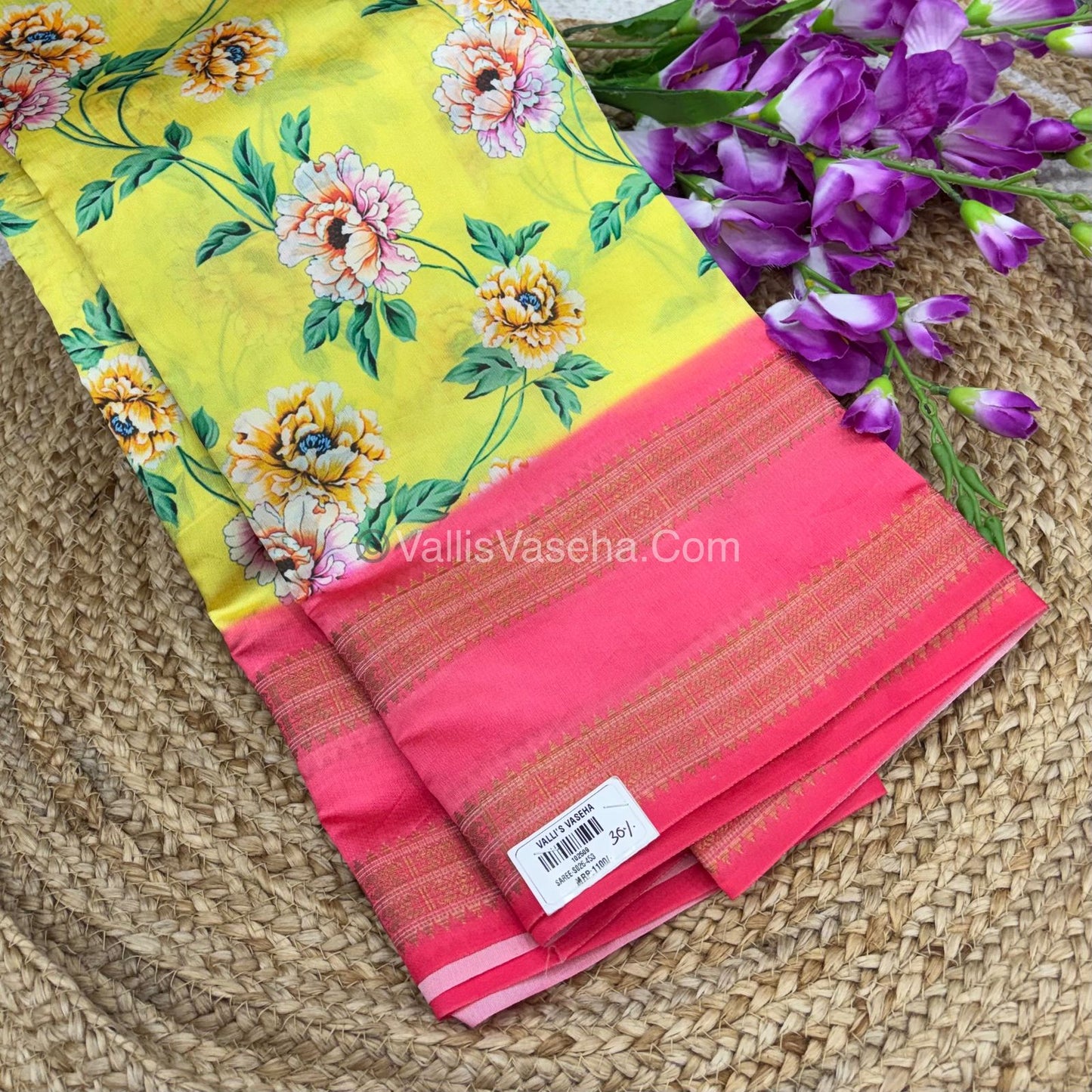 30% less - Offer Saree - Semi Silk Saree - VVDS003