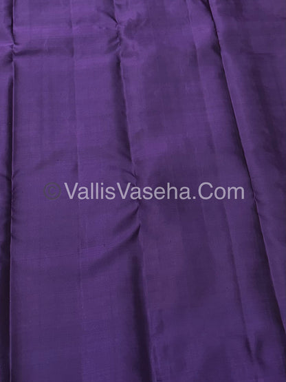 Half Mix - Pure Soft Silk Saree - VVPSS075