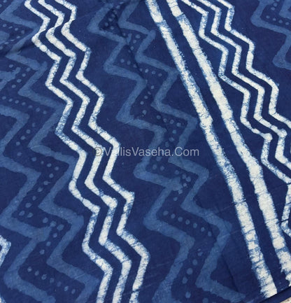 Pure Soft Mul Mul Cotton Sarees - Hand Block Prints - VVMMC006