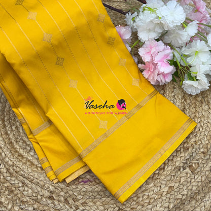 Semi Soft Silk  - Yellow  Shade - VVSSS041