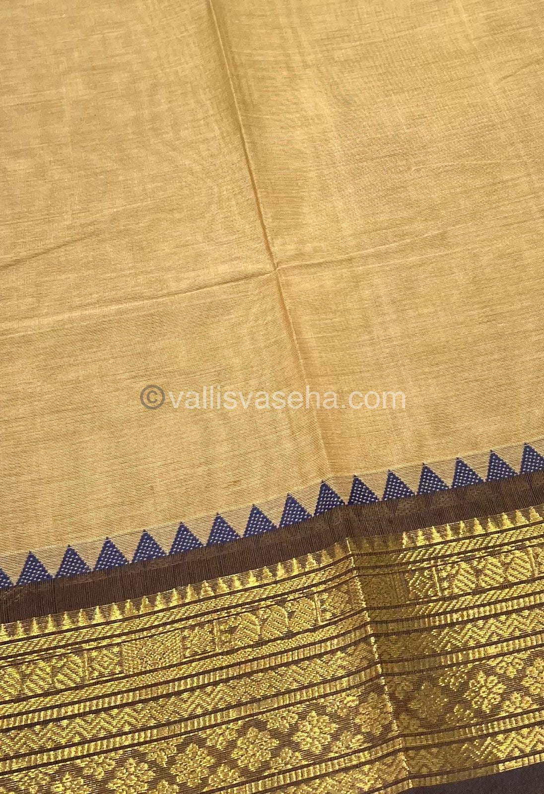 Kanchi Cotton Saree - Butta Design VVKCS008