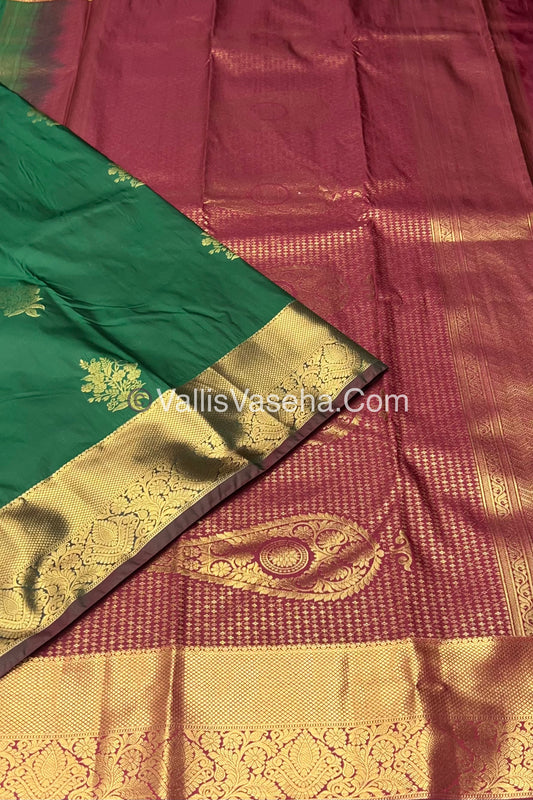 Semi Kanchipuram Soft Silk - VVSSS009