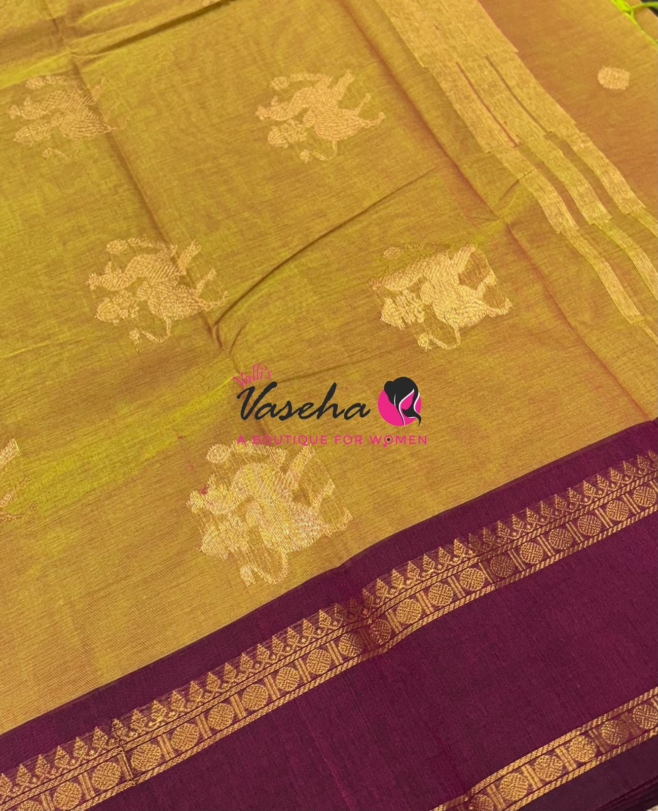 Kanchi Cotton Saree - VVKCS024