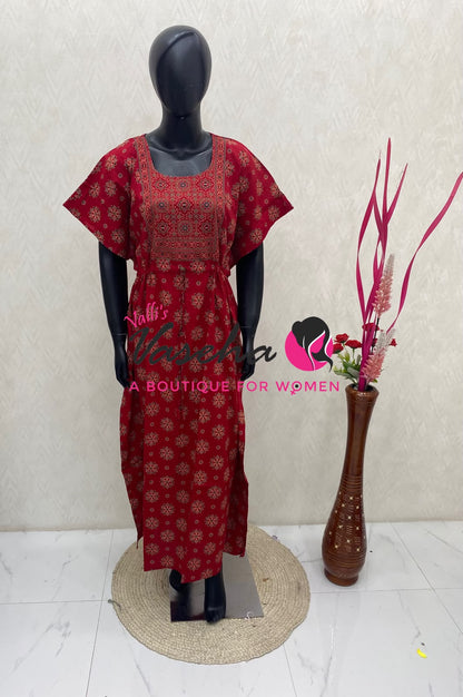 Long Kaftan  - Nighties - VVJN001