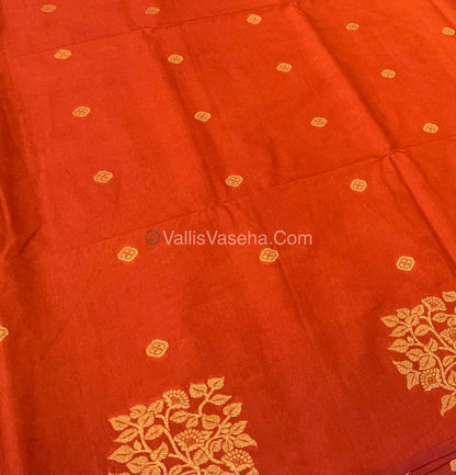 Mulberry Semi Silk - Rust Orange Shade - VVMSS002