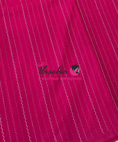 Semi Silk Saree - Aarani Pattu Style - VVSSS003