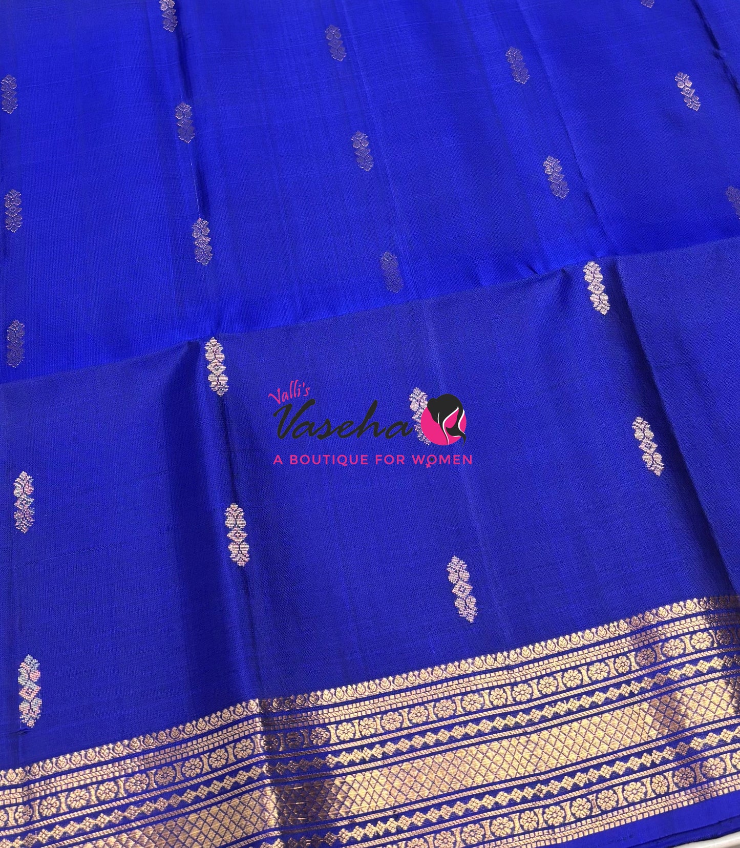 Pure Soft Silk Saree - Blue Shade - VVPSS098