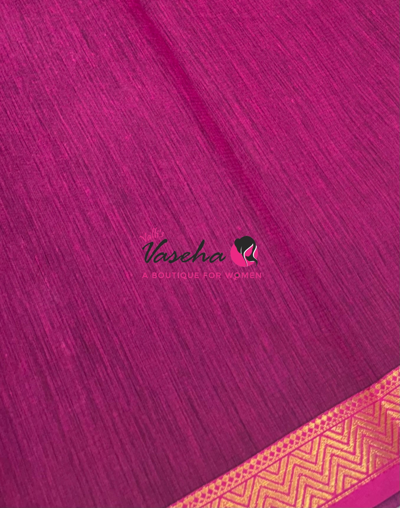 Fancy Mixed Cotton - Navy Blue With Pink  Shade - VVFMC005