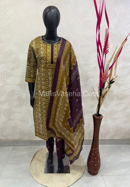 Ready Made - Salwar, Kameez & Duppatta(3pc) - Printed - VVRBS004