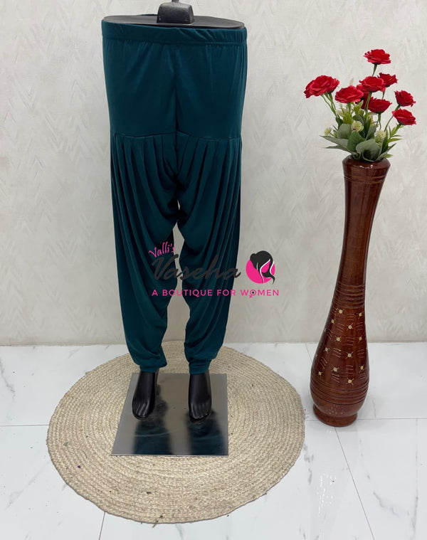 Semi Patiyala - Peacock Blue Shade - VVSP001