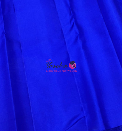 Pure Soft Silk Saree - Jothika Hit design - Blue Shade  - VVPSS011