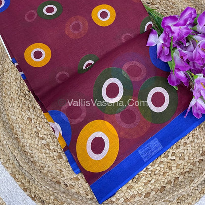 Pure Cotton Voile Saree | VVPVC004