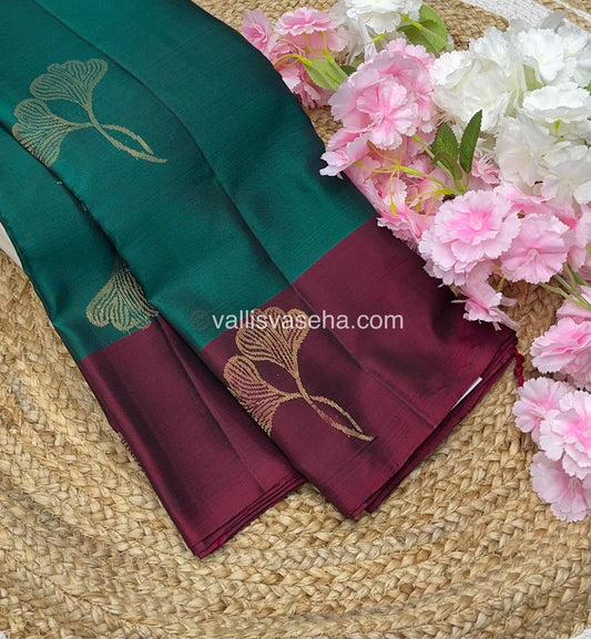 Half Mix - Pure Soft Silk Saree - VVPSS030