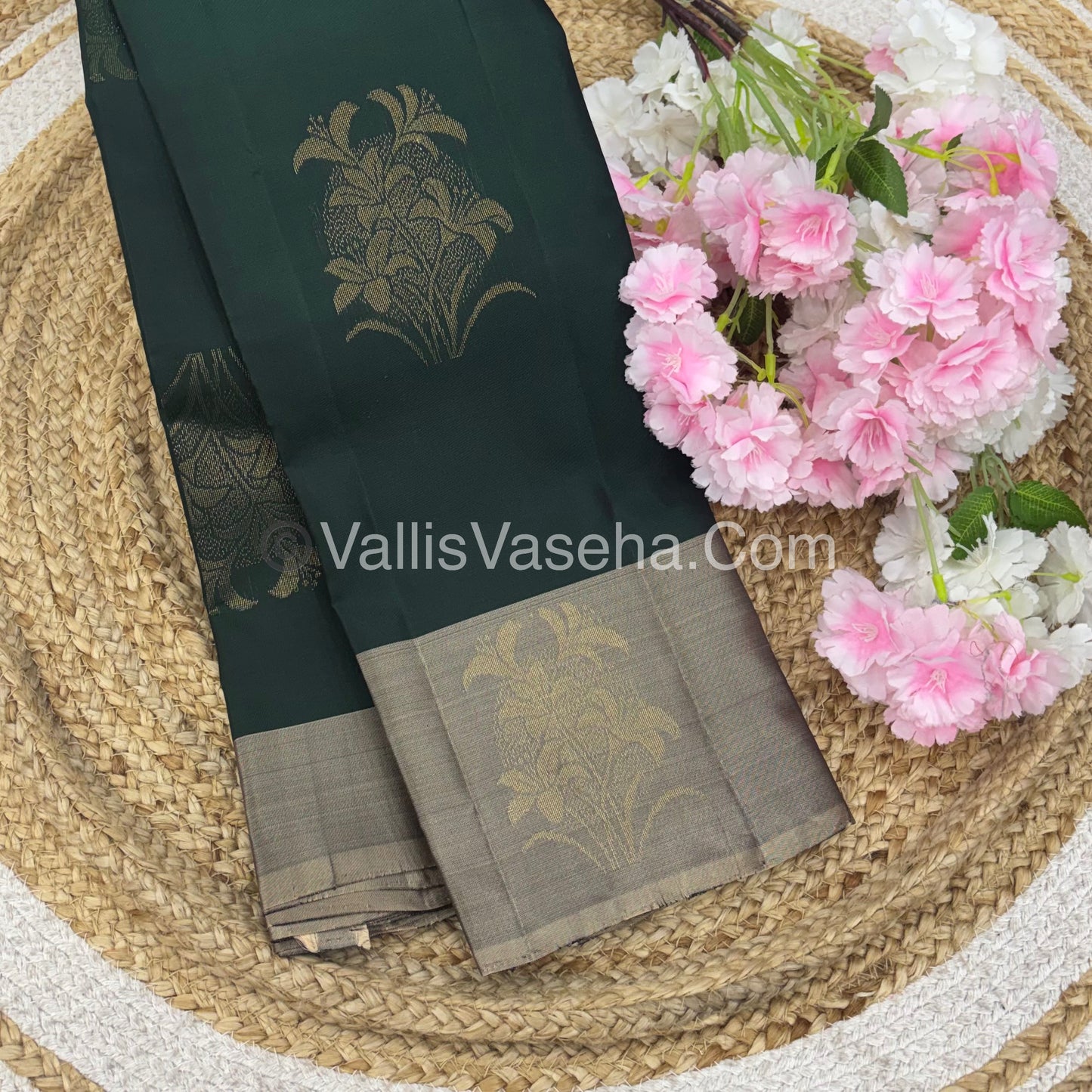 Half Mix - Pure Soft Silk Saree - VVPSS075