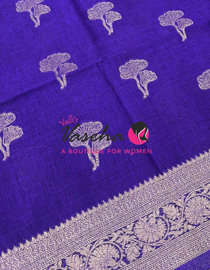 Banarasi - Heritage Silk - Semi Kathan Silk - Violetish Purple Shade - VVBHS010