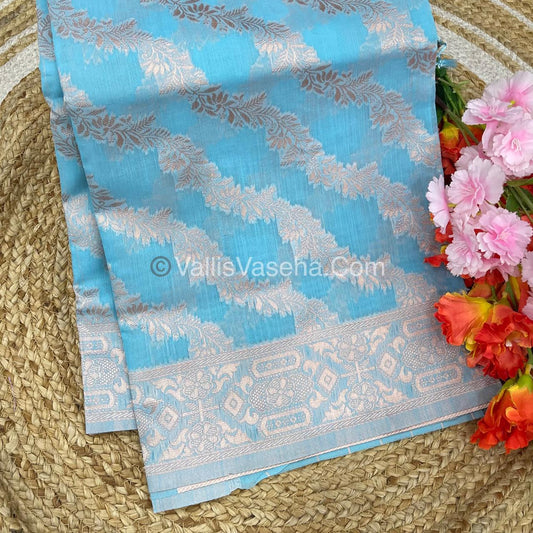 Fancy Saree - Mixed Variety -Sky Blue Shade - VVFBS003