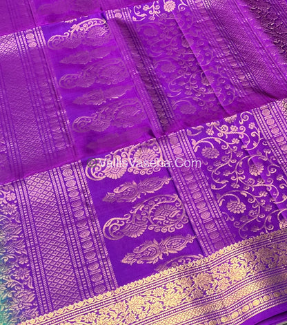 Pure Soft Silk Saree - Kanchi Border - VVPSS033