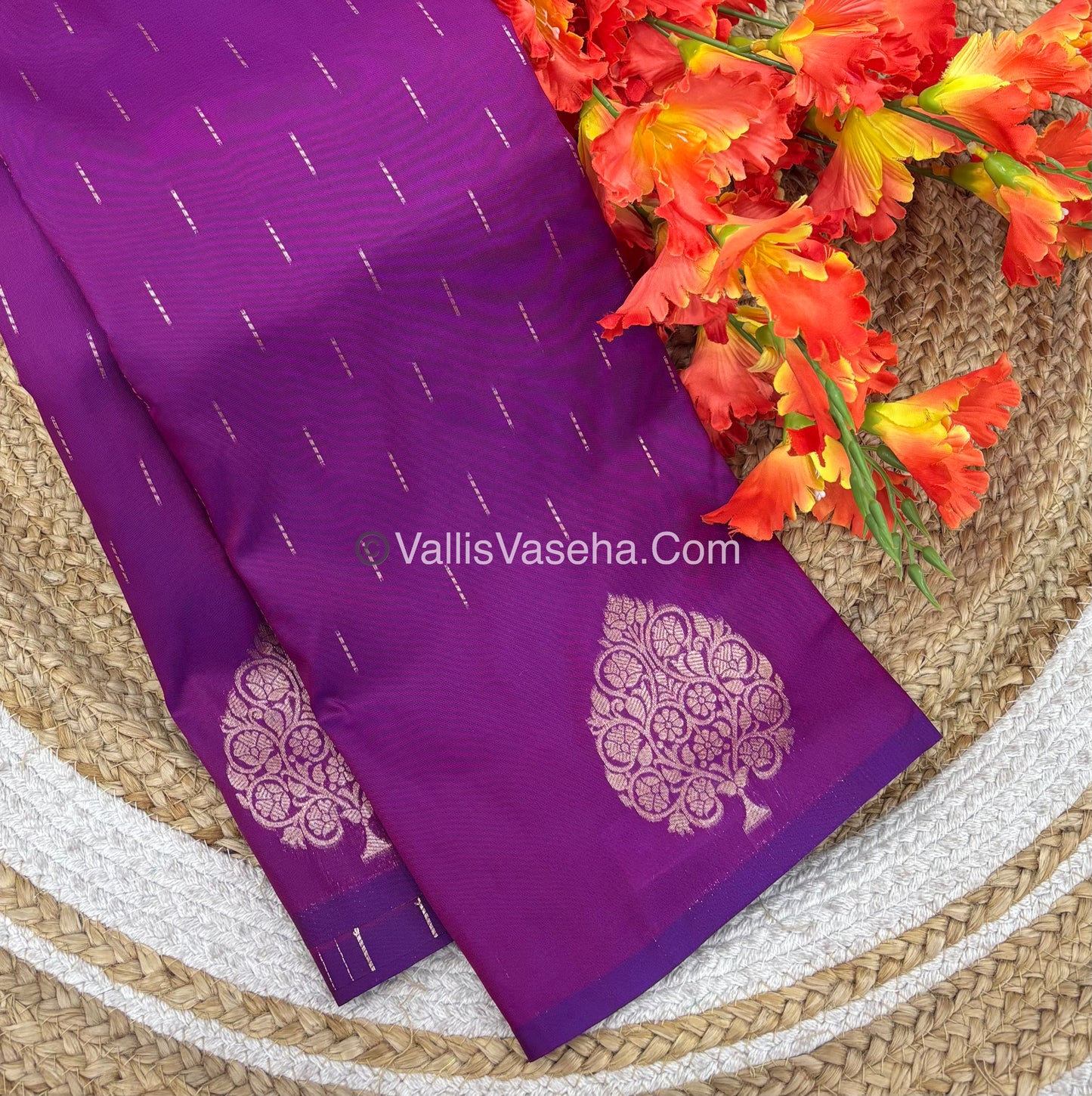 Semi Soft Silk - Purplish Pink  Shade -VVSSS021