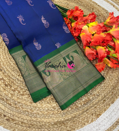 Half Mix - Pure Soft Silk Saree - VVPSS031
