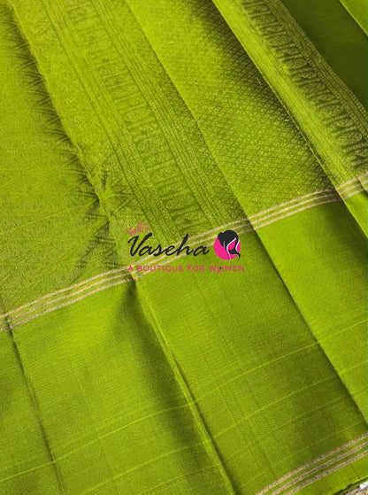 Half Mix - Pure Soft Silk Saree - Retta Petta Border - VVPSS154
