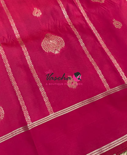 Semi Soft Silk  - Pink Shade - VVSSS043