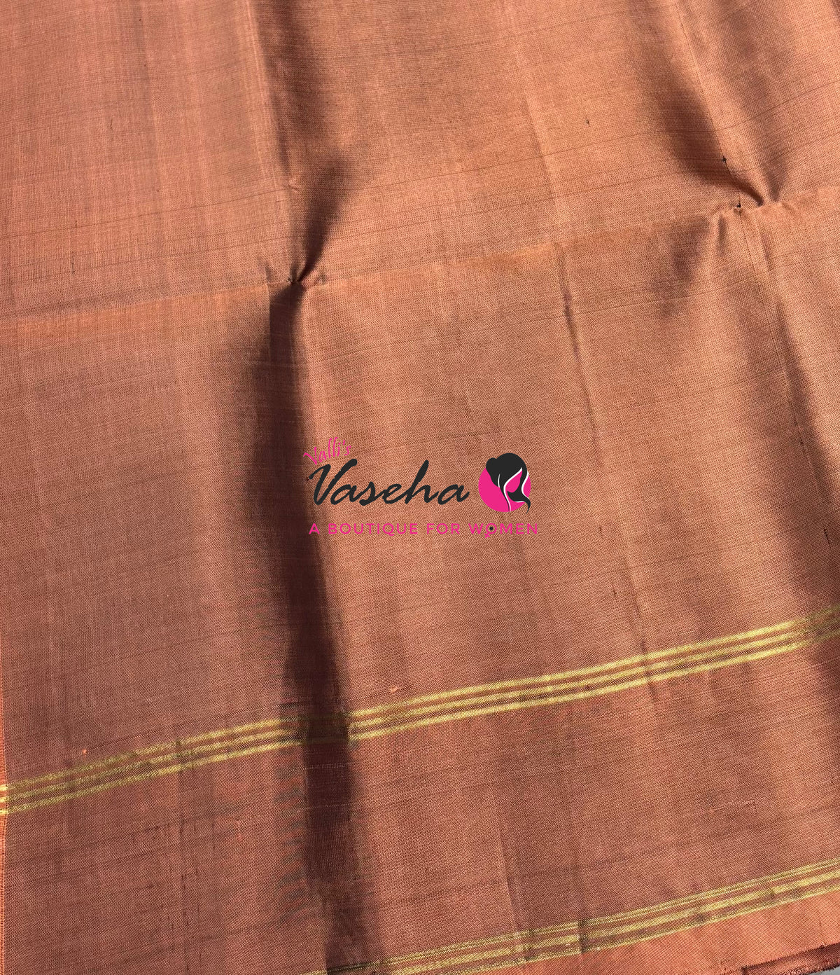 Pure Soft Silk Saree  - Purple &  Light Orange Combo - VVPSS134