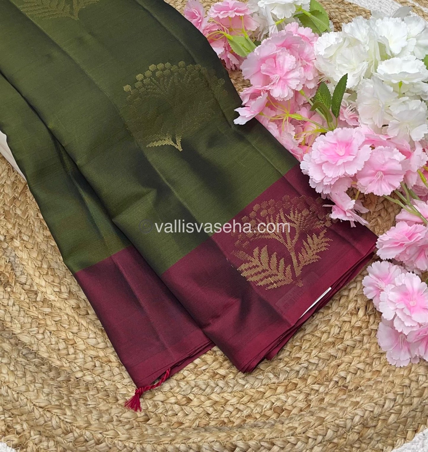 Half Mix - Pure Soft Silk Saree - VVPSS030