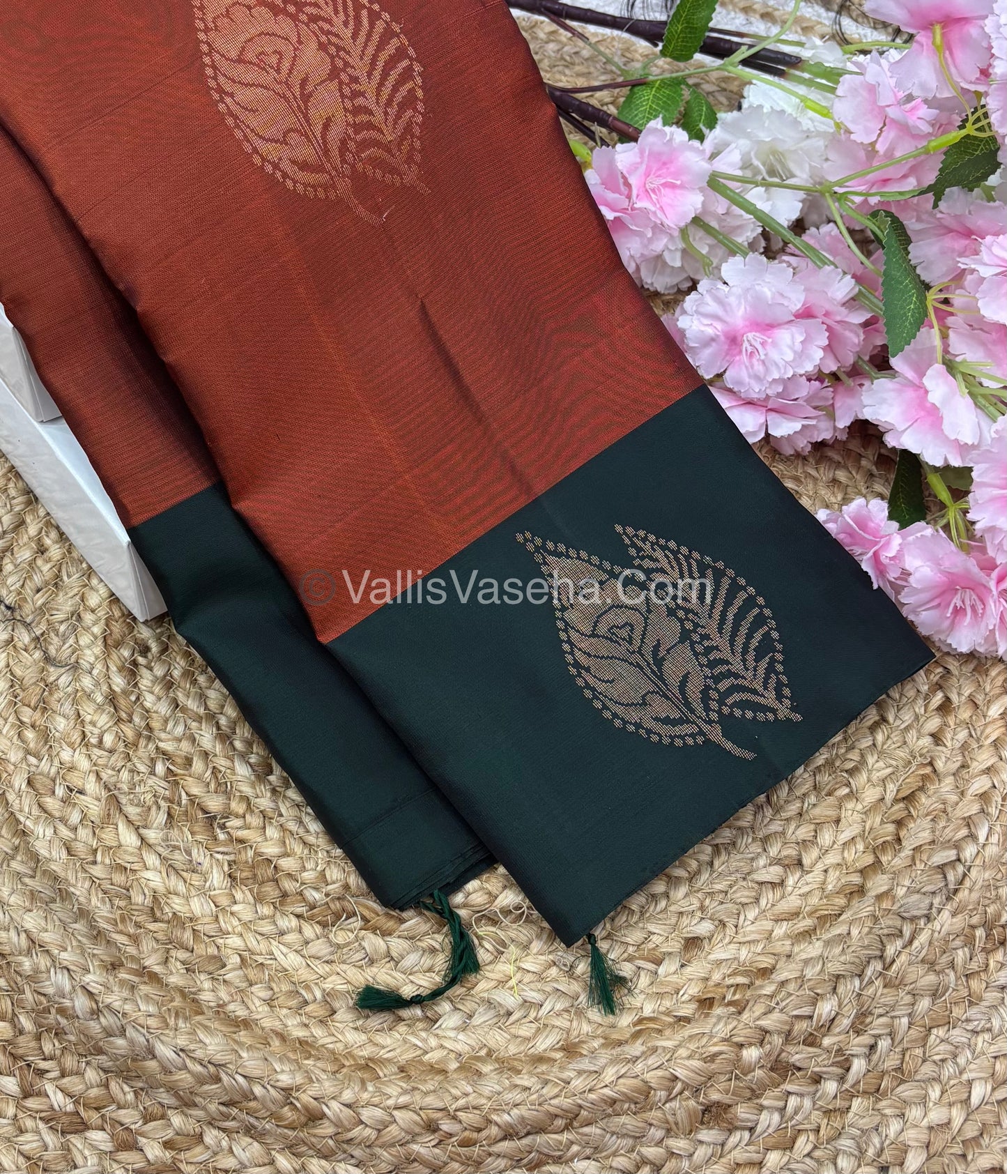 Half Mix - Pure Soft Silk Saree - VVPSS054