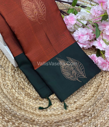 Half Mix - Pure Soft Silk Saree - VVPSS054