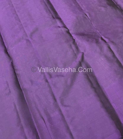 Half Mix - Pure Soft Silk Saree - VVPSS049