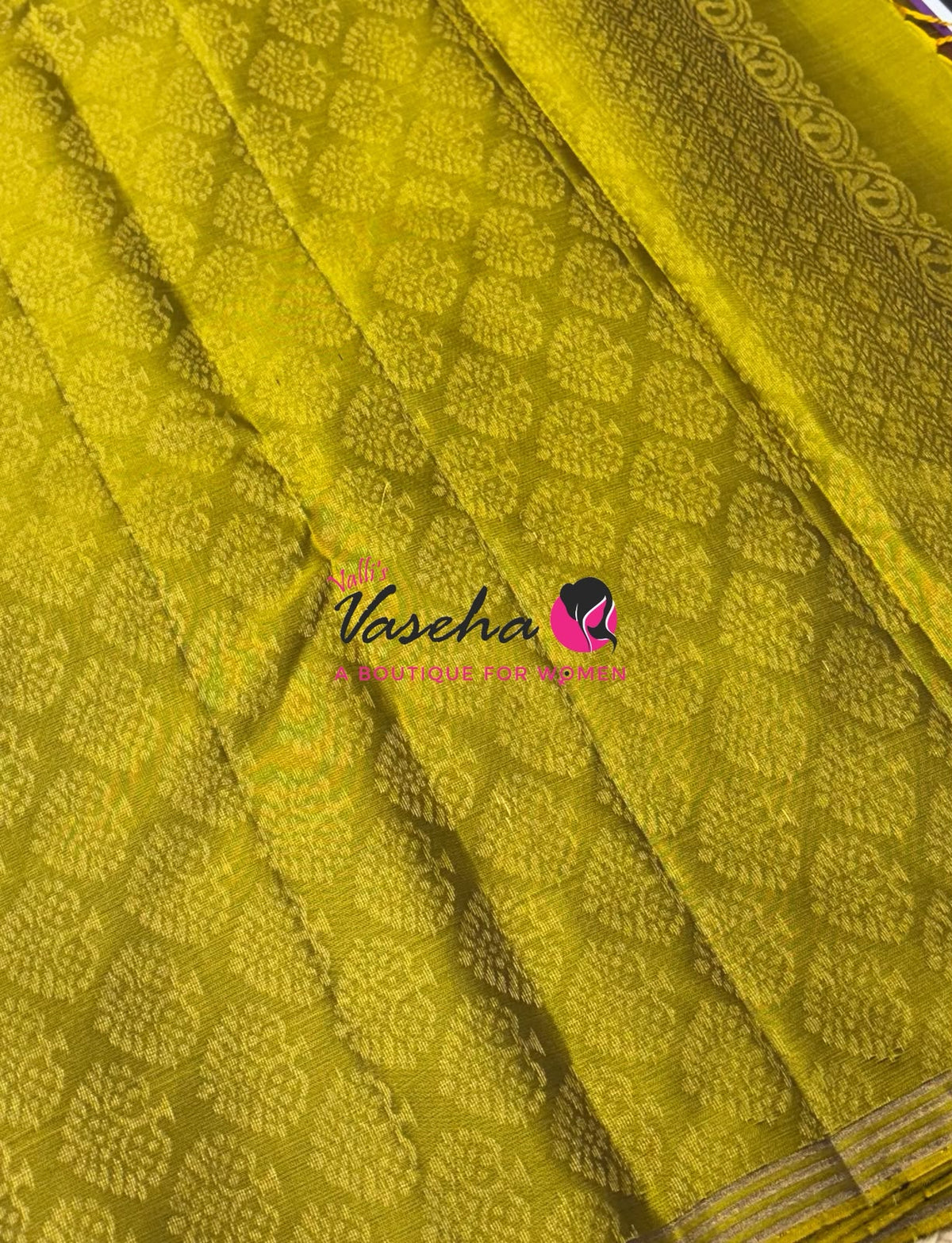 Half Mix - Pure Soft Silk Saree - Retta Petta Border - VVPSS154