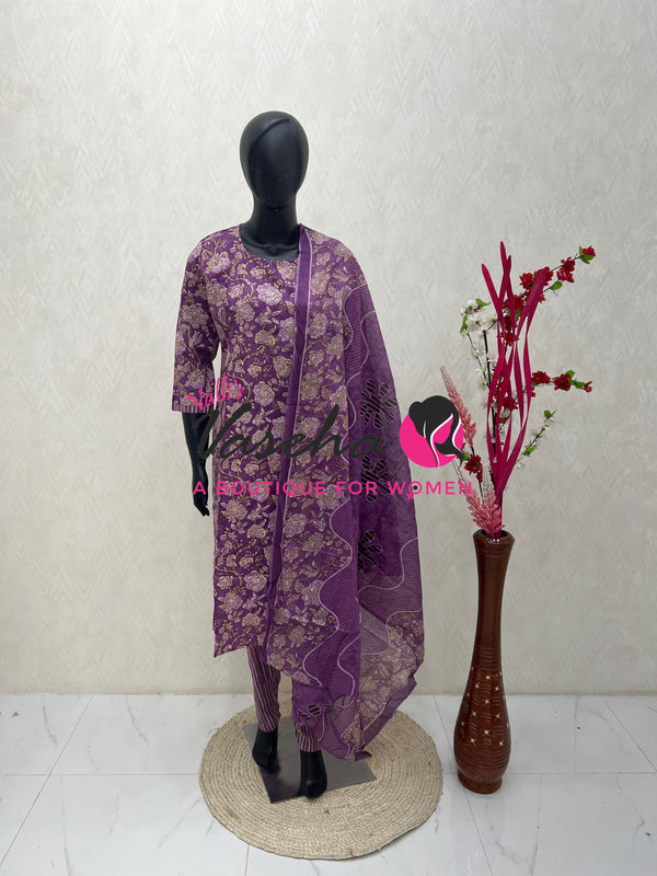 Ready Made - Salwar, Kameez & Duppatta(3pc) - Printed - VVRBS007