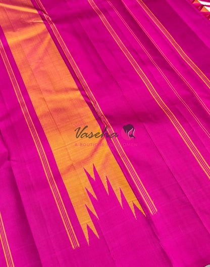 Pure Kanchipuram Silk Saree - Thalampoo - VVPS029