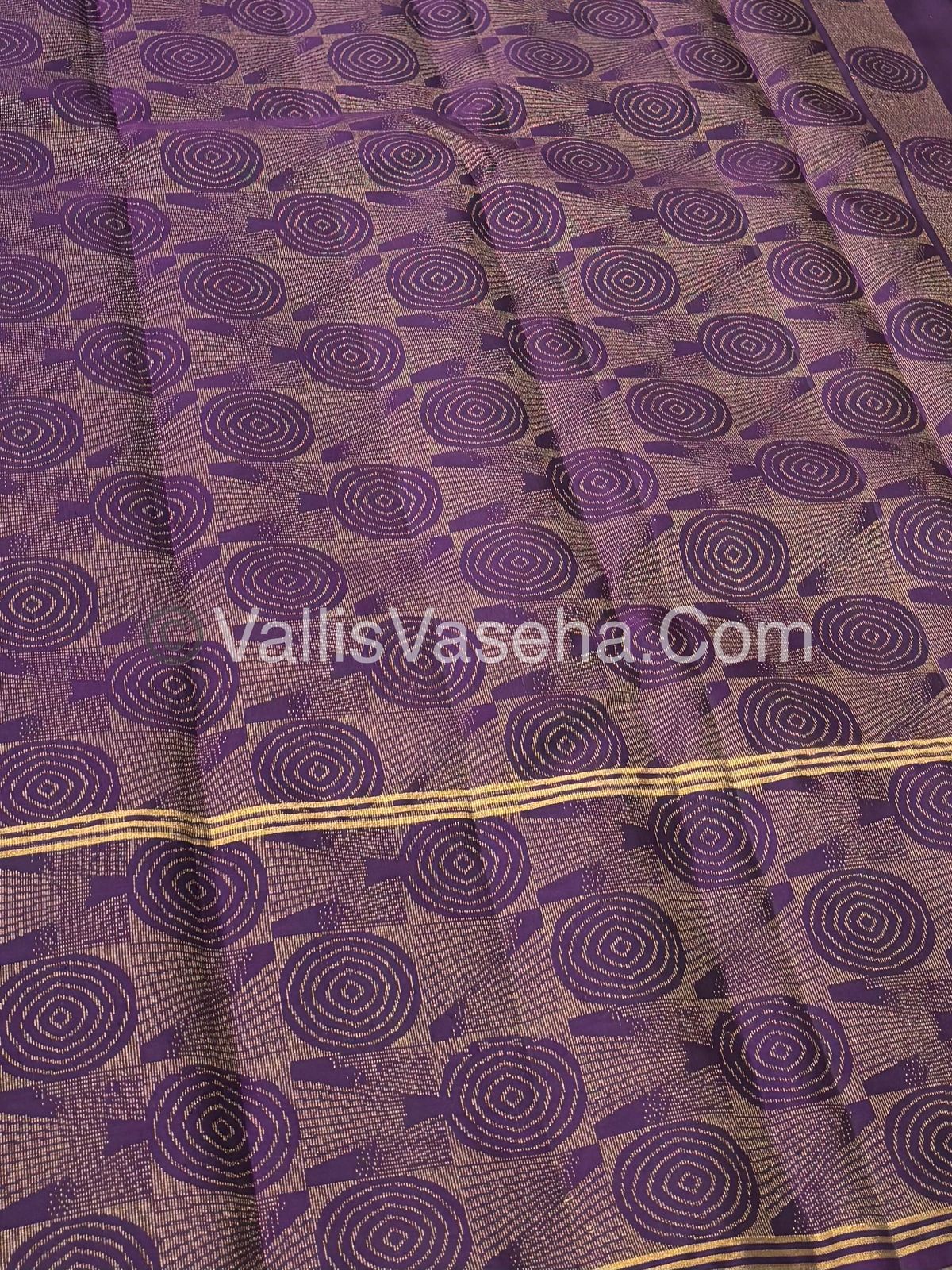 Half Mix - Pure Soft Silk Saree - Long Retta Petta Border with Butta - VVPSS075
