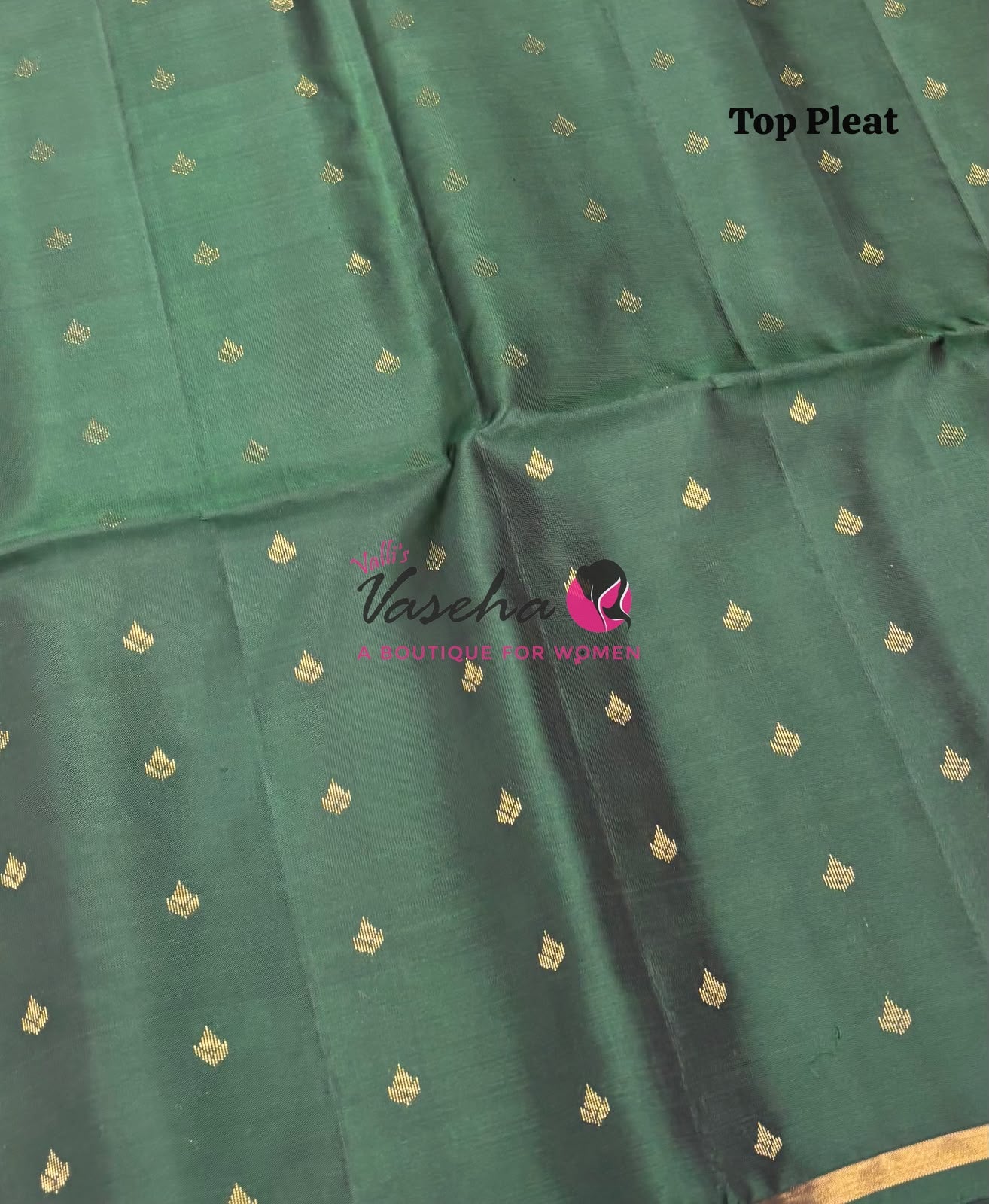 Pure Soft Silk Saree - Partly Pallu -  Half & Half Saree - VVPSS088