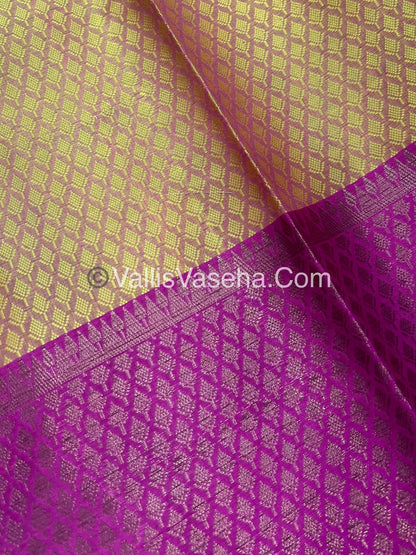 40% less - Offer Saree - Semi Banarsi Silk Saree - VVDS006