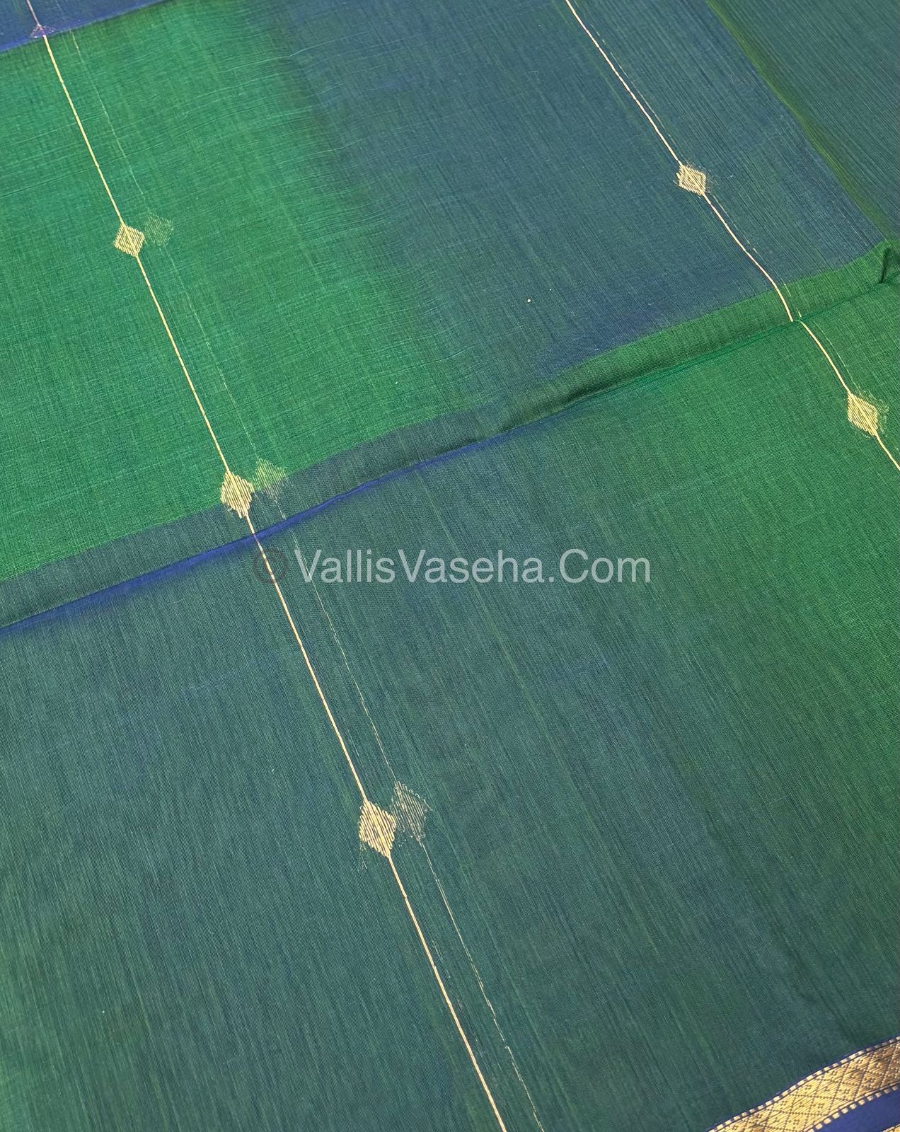 Pure Maheshwari Silk Cotton Saree - Dual Color Combo - VVMSC001