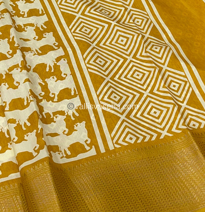 Semi Binny Silk | Pitchwai print | Happy sale | 30% less  - VVHS003