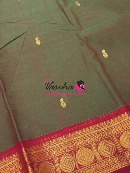Kanchi Cotton Saree - VVKCS023