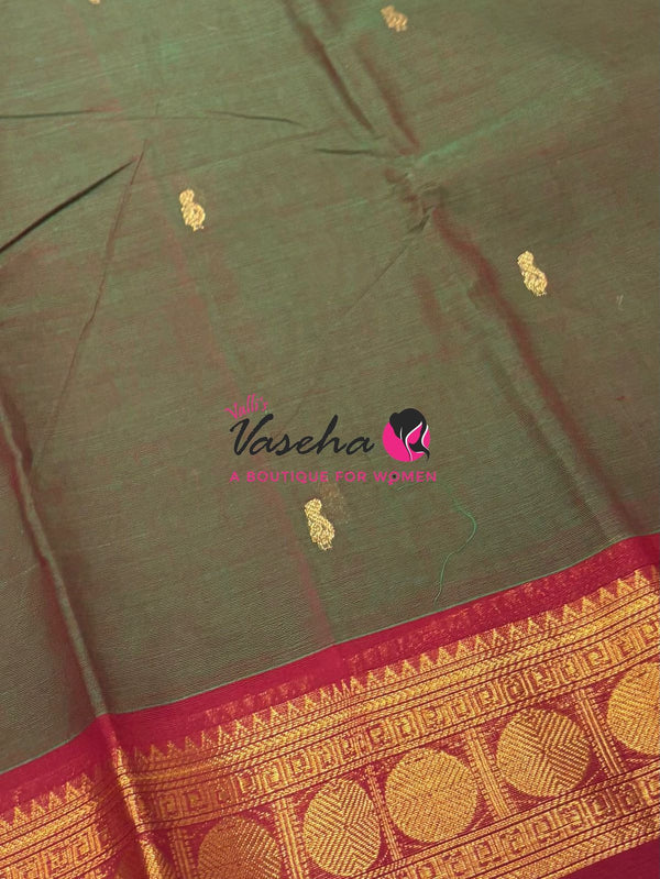 Kanchi Cotton Saree - VVKCS023